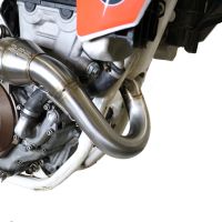 Escape compatível com Ktm SX-F Factory Edition 450 2018-2021, Pentacross Inox, Escape racing linha completa, silencioso mais coletor com dbkiller, não homologado 
