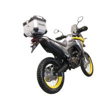 Top case maletas GPR TECH compatível com Voge 300Rally 2022/2024 e5 Top Case Alpi-Tech em alumínio, cor prata com placa específica incluída Capacidade Litros 26