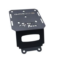 Top case maletas GPR TECH compatível com Honda Crf 1000 L Africa Twin Adventure Sport 2018/2020 e4 Top Case Alpi-Tech em alumínio, cor preta com placa específica incluída Capacidade Litros 35