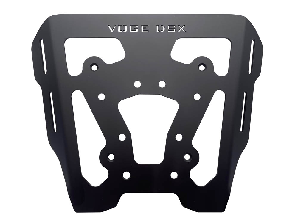 GPR TECH compatível com Voge 900DSX 2024/2025 e5 Placa de encaixe específica Top Case ALPITECH 35-45-55 LT compatível com bagageiro original, aço inox com 4 pontos de ancoragem