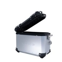 GPR TECH Par de malas laterais em alumínio sem rack específico, cor prata Capacidade 38 LT. + 38 LT. Capacidade 38 LT. + 38 LT.