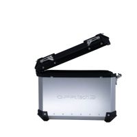 GPR TECH Par de malas laterais em alumínio sem rack específico, cor prata Capacidade 38 LT. + 38 LT. Capacidade 38 LT. + 38 LT.