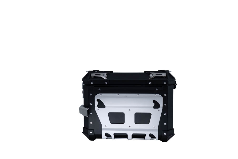 GPR TECH Par de malas laterais em alumínio sem rack específico, cor preta Capacidade 38 LT. + 38 LT. Capacidade 38 LT. + 38 LT.