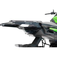 GPR TECH compatível com Kawasaki Versys 650 2021/2022 e5 Placa de encaixe específica en titânio Top Case ALPITECH 35/55 LT compatível com bagageiro original, titânio com 4 pontos de ancoragem