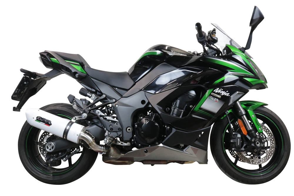 Escape compatível com Kawasaki Ninja 1000 Sx 2021-2024, Albus Evo4, Escape legal, homologado, silenciador com db killer removível e tubo de ligação específico 