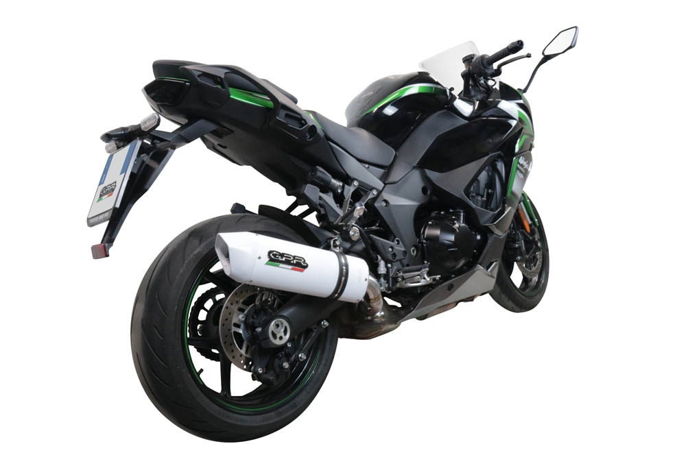 Escape compatível com Kawasaki Ninja 1000 Sx 2021-2024, Albus Evo4, Escape legal, homologado, silenciador com db killer removível e tubo de ligação específico 