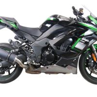 Escape compatível com Kawasaki Ninja 1000 Sx 2020-2020, Furore Evo4 Nero, Escape legal, homologado, silenciador com db killer removível e tubo de ligação específico 