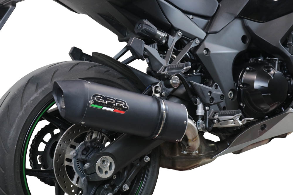 Escape compatível com Kawasaki Ninja 1000 Sx 2020-2020, Furore Evo4 Nero, Escape legal, homologado, silenciador com db killer removível e tubo de ligação específico 