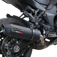Escape compatível com Kawasaki Ninja 1000 Sx 2020-2020, Furore Evo4 Nero, Escape legal, homologado, silenciador com db killer removível e tubo de ligação específico 