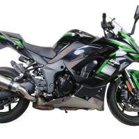 GPR escape compatível com  Kawasaki Ninja 1000 Sx 2020-2020, New Grand Prix Evo Titanium, Escape legal, homologado, silenciador com db killer removível e tubo de ligação específico 