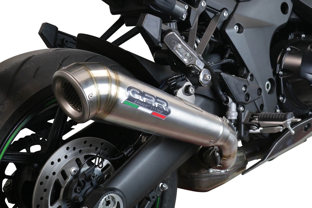 Escape compatível com Kawasaki Ninja 1000 Sx 2020-2020, Powercone Evo, Escape legal, homologado, silenciador com db killer removível e tubo de ligação específico 
