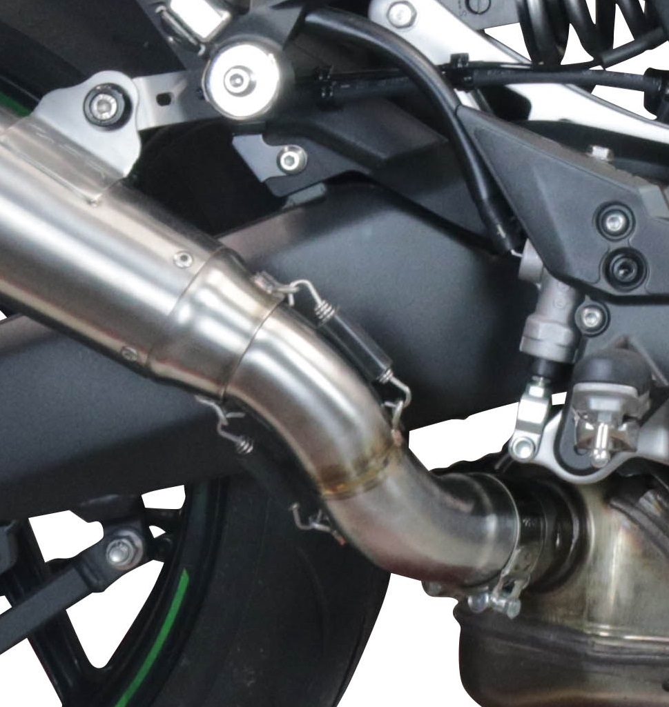 Escape compatível com Kawasaki Ninja 1000 Sx 2020-2020, Powercone Evo, Escape legal, homologado, silenciador com db killer removível e tubo de ligação específico 