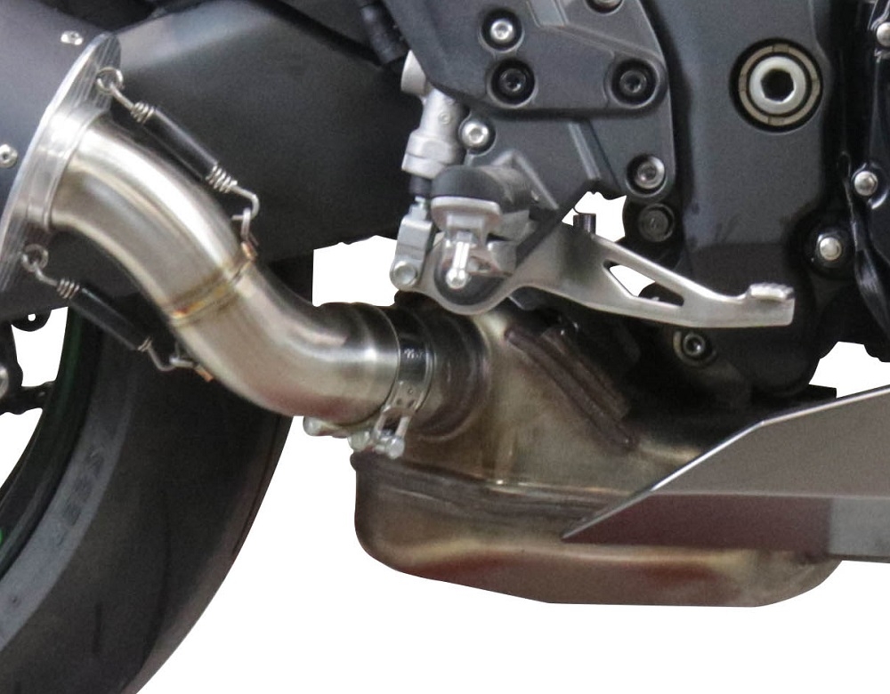 Escape compatível com Kawasaki Ninja 1000 Sx 2021-2024, Albus Evo4, Escape legal, homologado, silenciador com db killer removível e tubo de ligação específico 