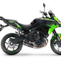GPR escape compatível com  Kawasaki Versys 650 2021-2022, M3 Black Titanium, Escape racing linha completa, silencioso mais coletor com dbkiller, não homologado  