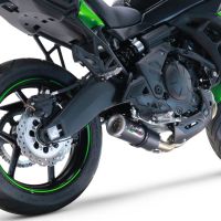 GPR escape compatível com  Kawasaki Versys 650 2021-2022, M3 Black Titanium, Escape racing linha completa, silencioso mais coletor com dbkiller, não homologado  