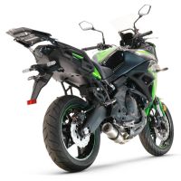 Escape compatível com Kawasaki Versys 650 2017-2020, M3 Inox , Escape completo, não legal para países da UE, com db killer removível 