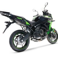 Escape compatível com Kawasaki Versys 650 2023-2024, M3 Poppy , Escape completo, não legal para países da UE, com db killer removível 