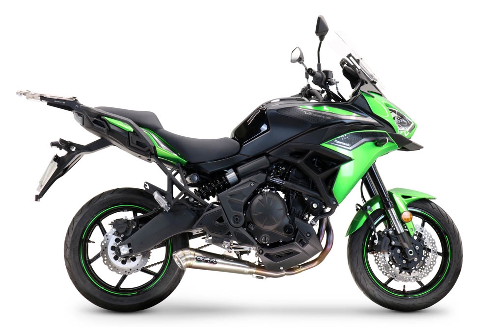 GPR escape compatível com  Kawasaki Versys 650 2021-2022, Powercone Evo, Escape racing linha completa, silencioso mais coletor com dbkiller, não homologado  