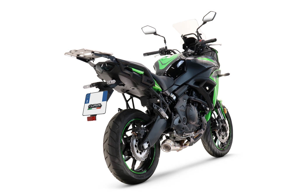 GPR escape compatível com  Kawasaki Versys 650 2021-2022, Powercone Evo, Escape racing linha completa, silencioso mais coletor com dbkiller, não homologado  