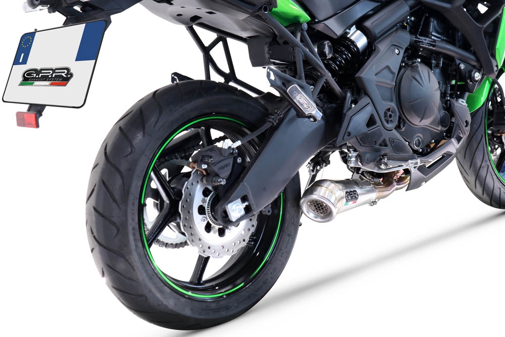 GPR escape compatível com  Kawasaki Versys 650 2021-2022, Powercone Evo, Escape racing linha completa, silencioso mais coletor com dbkiller, não homologado  