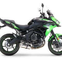 Escape compatível com Kawasaki Versys 650 2015-2016, Satinox , Sistema homologado,legal, linha completa, incluindo db killer removível mais coletor 