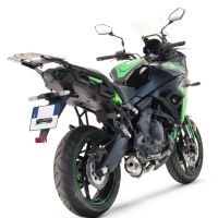 Escape compatível com Kawasaki Versys 650 2015-2016, Satinox , Sistema homologado,legal, linha completa, incluindo db killer removível mais coletor 