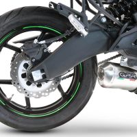 Escape compatível com Kawasaki Versys 650 2015-2016, Satinox , Sistema homologado,legal, linha completa, incluindo db killer removível mais coletor 