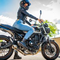 Escape compatível com Kawasaki Z 650 RS 2021-2023, Powercone Evo, Escape completo, não legal para países da UE, com db killer removível 