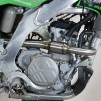 Escape compatível com Kawasaki KX 250 F 2017-2020, Pentacross Inox, Escape racing linha completa, silencioso mais coletor com dbkiller, não homologado 