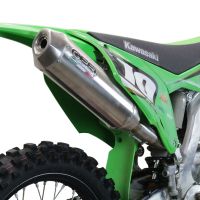 Escape compatível com Kawasaki KX 250 F 2017-2020, Pentacross Inox, Escape racing linha completa, silencioso mais coletor com dbkiller, não homologado 