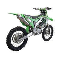 Escape compatível com Kawasaki KX 250 X 2021-2022, Pentacross Inox, Escapamento Racing, silenciador com conexão específica e db killer removível 