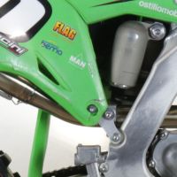 Escape compatível com Kawasaki KX 250 X 2021-2022, Pentacross Inox, Escapamento Racing, silenciador com conexão específica e db killer removível 