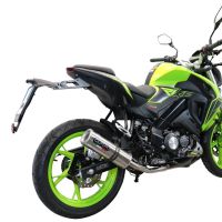 Escape compatível com Keeway Rkf 125 2021-2023, M3 Inox , Escape completo, não legal para países da UE, com db killer removível 
