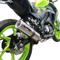 Escape compatível com Keeway Rkf 125 2021-2023, M3 Inox , Escape completo, não legal para países da UE, com db killer removível 