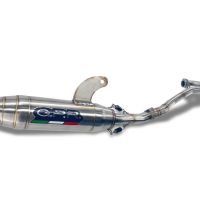 Escape compatível com Kawasaki KLX 140 2008-2025, Deeptone Inox, Escape racing linha completa, silencioso mais coletor com dbkiller, não homologado 