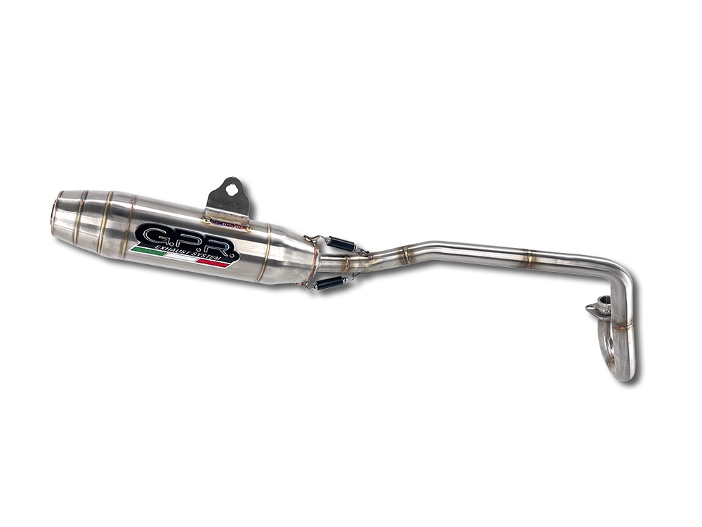 Escape compatível com Kawasaki KLX 110 / 110 L 2003-2025, Deeptone Inox, Escape racing linha completa, silencioso mais coletor com dbkiller, não homologado 