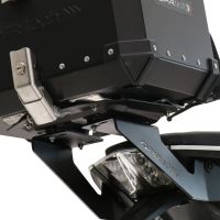 porta-malas GPR TECH compatível com Ktm Duke 250 2021/2023 e4 Placa de encaixe específica en titânio Top Case ALPITECH 35 LT / 45 LT compatível com bagageiro original, titânio com 4 pontos de ancoragem