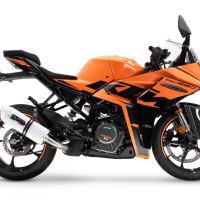 Escape compatível com Ktm Rc 390 2022-2024, Albus Evo4, Escape legal, homologado, silenciador com db killer removível e tubo de ligação específico 