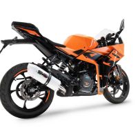 Escape compatível com Ktm Rc 390 2022-2024, Albus Evo4, Escape legal, homologado, silenciador com db killer removível e tubo de ligação específico 