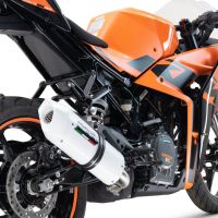 Escape compatível com Ktm Rc 390 2022-2024, Albus Evo4, Escape legal, homologado, silenciador com db killer removível e tubo de ligação específico 