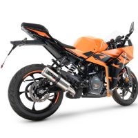Escape compatível com Ktm Rc 390 2022-2024, M3 Inox , Sistema racing Silencioso com tubo de ligação,com db killer removível 