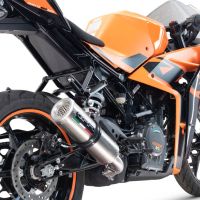 Escape compatível com Ktm Rc 390 2022-2024, M3 Inox , Sistema racing Silencioso com tubo de ligação,com db killer removível 