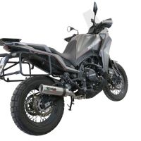 Escape compatível com Moto Morini X-CAPE 650 2021-2024, M3 Inox , Sistema homologado con coletor semi-completo, incluindo db killer removível e tubo de ligação 