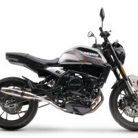 Escape compatível com Moto Morini Seiemmezzo Str 2022-2024, Deeptone Inox, Sistema homologado con coletor semi-completo, incluindo db killer removível e tubo de ligação 