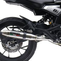 Escape compatível com Moto Morini Seiemmezzo Str 2022-2024, Deeptone Inox, Sistema homologado con coletor semi-completo, incluindo db killer removível e tubo de ligação 