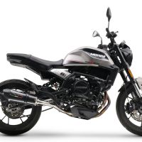 GPR escape compatível com Moto Morini Seiemmezzo Str 2022-2024, New Grand Prix Evo Poppy, Escape homologado semi-completo com db killer removível e com catalisador 