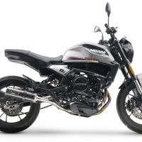 Escape compatível com Moto Morini Seiemmezzo Str 2022-2024, M3 Poppy , Sistema homologado con coletor semi-completo, incluindo db killer removível e tubo de ligação 