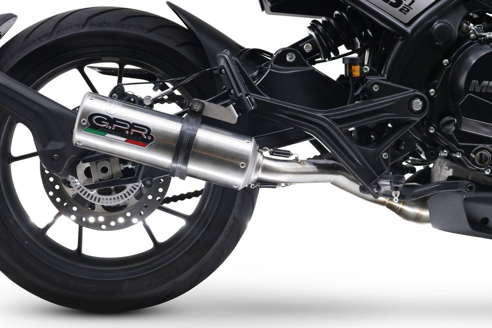 Escape compatível com Moto Morini Seiemmezzo Scr 2022-2024, M3 Inox , Sistema homologado con coletor semi-completo, incluindo db killer removível e tubo de ligação 