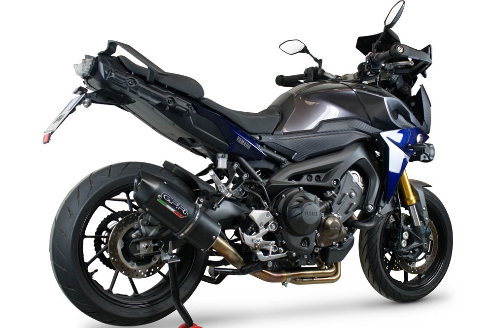 Escape compatível com Yamaha Mt-09 Tracer 900 2017-2020, Furore Evo4 Nero, Escape completo, não legal para países da UE, com db killer removível 