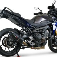 Escape compatível com Yamaha Mt-09 Tracer 900 2017-2020, Furore Evo4 Nero, Escape completo, não legal para países da UE, com db killer removível 